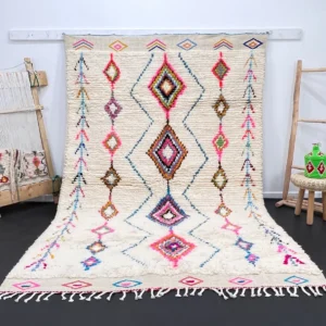 Authentic Moroccan Rug - Beni Ourain rug (92x214 cm)